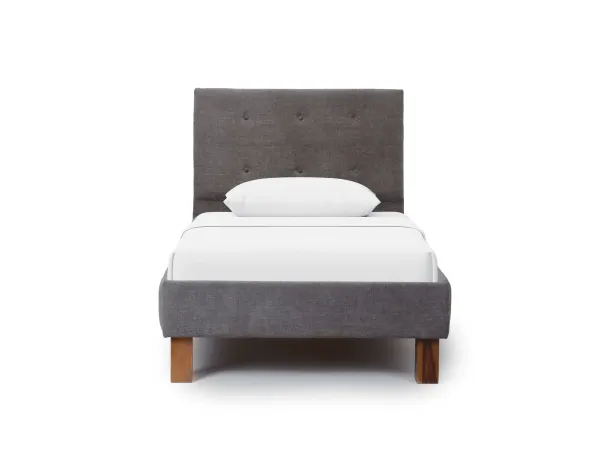 Soho Upholstered Single Bed with 4 Inches Mattress